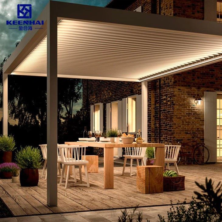 Moottoroitu pergola -hinta